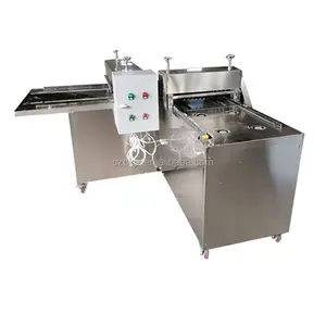 Máquina de barra de proteína de cereal de granola para hacer corte de caramelo quebradizo de cacahuete turrón de praliné industrial completo de acero inoxidable