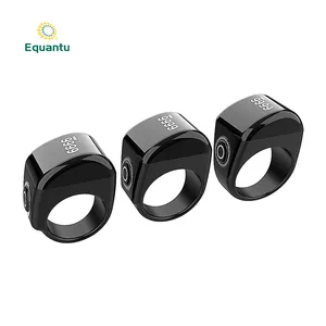 Equantu Smart Rings Zikr Plastic Counter Islamic Muslim Gift Tasbih Online Azan Sunrise Alarm Clock Praise Smart Ring for Phone