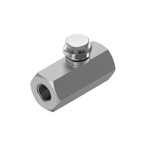 Throttling Valve GRO-1/4 2109 1/4 In Port Size Needle Structure For Normal Temperature Media - Product Image 1