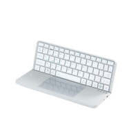 Clavier portable pliable avec pavé tactile pour iPad, Android, Windows, Mac OS, clavier sans fil rechargeable
