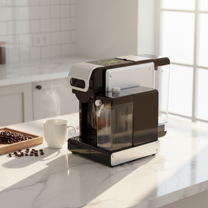 Cafetera Eléctrica Newle de 2850W, 19 Bares, Semiautomática, 9 en 1, Programable, Multi-Cápsulas, con Tanque de Agua de 1.0L, para Uso en Hoteles Franceses - Product Image 3
