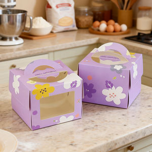 Scatole Pieghevoli in Carta Riciclata per Confezioni Regalo, Torte e Alimenti, Ideali per Matrimoni e Compleanni - Product Image 2