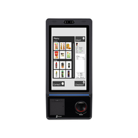 Kiosque d'impression de paiement interactif de 21.5 pouces Terminal de commande en libre-service à écran tactile automatique pour les HCC-HM2000A de restaurant