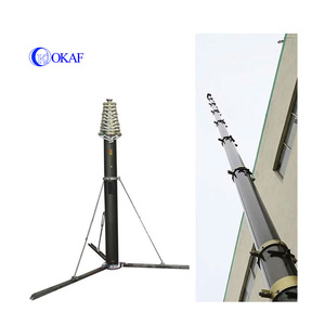 Mástil Telescópico para Antena, Elevación Neumática Hidráulica, Aluminio, Resistente, Torre de Comunicación para Vehículos, Mástil Telescópico para CCTV - Product Image 4