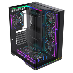 Boîtier <span class=keywords><strong>d</strong></span>'<span class=keywords><strong>ordinateur</strong></span> LOVINGCOOL, nouvelle génération, <span class=keywords><strong>tour</strong></span> à 3 panneaux en verre, éclairage LED, pour jeux PC, compatible ATX, pour <span class=keywords><strong>ordinateur</strong></span> de bureau gamer - Product Image 3