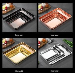 Plaque à pâtisserie avec grille, plaque à pâtisserie en acier inoxydable pour la <span class=keywords><strong>cuisson</strong></span>, non toxique, saine, facile à nettoyer, passe au lave-vaisselle - Product Image 6