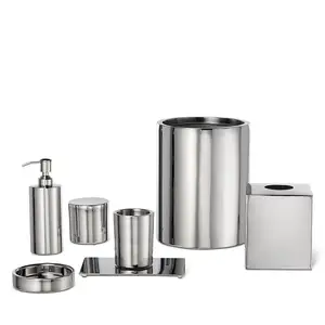 High Quality 304 Stainless Steel Toilet Bathroom Set Exclusive Customize Bathroom Accessories Product