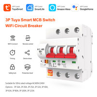 Chine Fabricant 3P Tuya Intelligent Circuit Disjoncteur WIFI MCB Commutateur PST-MCB-3P