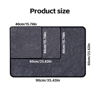 Serviettes en microfibre sans bordure absorbantes 600/1200GSM en stock, pour le detailing automobile, le polissage, séchage rapide, nettoyage de voiture, corail doux, séchage de voiture