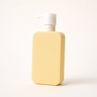 Bouteille pulvérisateur carrée en PEHD 120 ml 250 ml avec logo personnalisé, rechargeable, vide, pour shampoing, sérigraphie BOQUN, vente en gros