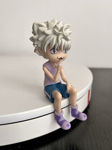 Figura de Anime HUNTERS de 11CM, muñeca bonita, figura de acción de Killua Zoldyck, figura de tapón, modelo sentado, juguetes de colección de PVC - Product Image 5