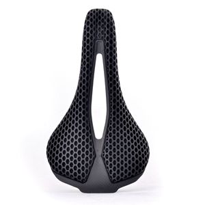 <span class=keywords><strong>Selle</strong></span> de vélo <span class=keywords><strong>ultra</strong></span>-légère en fibre de carbone imprimée en 3D avec ventilation Coussin de siège de style simple pour VTT de route - Product Image 3