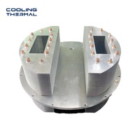 Refroidisseur d'air pour processeur en cuivre nickelé avec 6 caloducs, dissipateur thermique en tour, personnalisé en usine, pour PC de jeu, boîtier ITX