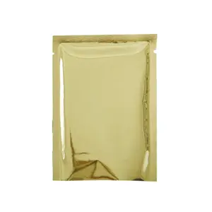 Plain mylar Heat seal bag smell proof plastic with aluminum foil inside package without zipper customizable bags