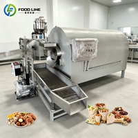 Machine à torréfier les noix en acier inoxydable, torréfacteur automatique de cacao et de grains de café, directement de l'usine