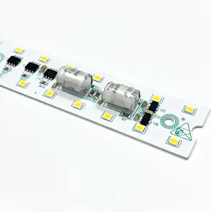 Placa PCB redonda de aluminio sin parpadeo de alto PF, 20W, CA, 120V, DOB, luz blanca, 3000K, fabricante de PCB Led, módulos LED, módulo LED