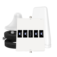 Amplificador de Señal Móvil Tianluan HX000700 de Cuatro Bandas GSM 2G 3G 4G, 900 1800 2100 2600MHz, Cobertura de Más de 1000 m²