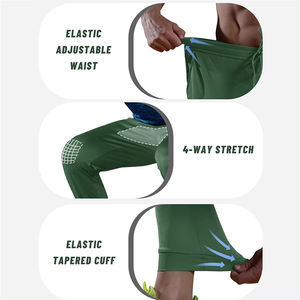 Pantalones Cortos Deportivos Personalizados de Alta Calidad al por Mayor, Pantalones para Hombre, Pantalones Deportivos para Gimnasio y Correr - Product Image 2