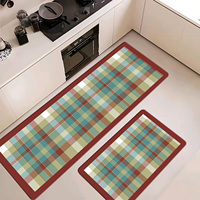 Tapis en mousse PVC antidérapants et imperméables, vente en gros, texture florale double face, épaisseur 5-12 mm, avec support en caoutchouc antidérapant, pour cuisine