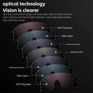 WEST BIKING <span class=keywords><strong>Lunettes</strong></span> de soleil de cyclisme photochromiques pour hommes et femmes - Product Image 5