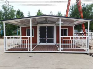 Casa Contenedor de Acero con Panel Sándwich, Diseño Modular Expandible, Impermeable y Transpirable, Villa Moderna para Uso en Apartamentos al Aire Libre - Product Image 4