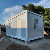 Maison conteneur préfabriquée 20ft 40ft, directement de l'usine, extensible, pliable, modulaire, portable, pour habitation, camping, bureau, personnalisable