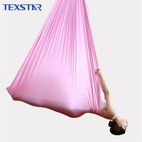 Tissu tricoté 100 % nylon 40 deniers, respirant, léger, effet soie, pour hamac de yoga aérien, haute résistance, faible élasticité