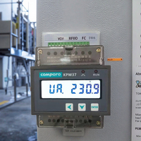 Medidor de Energía Inteligente Trifásico de 4 Hilos con Tarjeta SIM, Pantalla LCD Digital, 4G/WiFi/RS485, Medidor de Energía Multitarifa de 31 Armónicos