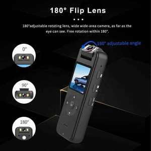 Qzt 256G Hỗ Trợ Hai Cách Âm Thanh <span class=keywords><strong>Mini</strong></span> 4K Cơ Thể Mặc Máy Ảnh 1400MAh Trở Lại Clip Hành Động Máy Ảnh - Product Image 4