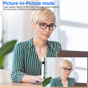 4K AI Auto <b>Framing</b> Webcam With Wide Dynamic Range, Dual Mics, USB Plug & <b>Play</b>, for Video Conferencing, Streaming, Remote Work 4K - Product Image 2