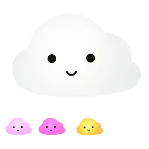 Cute LED Cloud Wall Lamp Dream Night Light for Bedroom Bathroom Toilet Stairs Kitchen Hallway Home Decor
