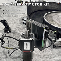 Kit de moteur servo 750W 80ST-M02430 monophasé AC220V 2.39Nm 3000rpm à montage par bride pour machines CNC
