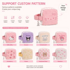 Custom Corduroy Mini Crossbody <b>Bag</b> <b>for</b> <b>Women</b> Cute Cartoon Shoulder <b>Bag</b> Small Cosmetic <b>Pouch</b> with Adjustable Strap OEM ODM - Product Image 6