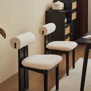 Chaise de salle à manger en bois massif de style nordique moderne avec dossier souple au design artistique minimaliste pour la maison, le <span class=keywords><strong>bureau</strong></span>, les hôtels et les maisons L026 - Product Image 5