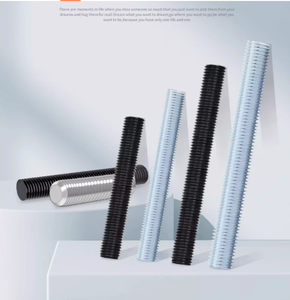 Varillas Roscadas de Acero con Acabado de Zinc Galvanizado, Rosca Métrica Izquierda M3-M20, <span class=keywords><strong>Tornillos</strong></span>, <span class=keywords><strong>Pernos</strong></span> <span class=keywords><strong>y</strong></span> Espigas para Uso Industrial General YIQUAN SZ0ZE - Product Image 2
