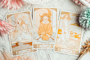 ไพ่ทาโรต์มอราเวีย ศิลปะมูชา สไตล์ไบแซนไทน์ ขอบเคลือบทองโฮโลแกรม - Product Image 5