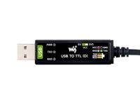 Cable Serial USB a TTL (D) Industrial Waveshare, Chip FT232RNL Original, Apto para Depuración de Puerto Serie de Raspberry Pi 5