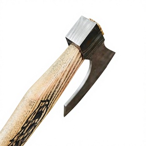 Hacha de Acero al Carbono Personalizada OEM de Venta Caliente con Mango de Madera Dura para Acampar, Cortar Leña, Trabajos de Jardinería y Uso en Exteriores - Product Image 5
