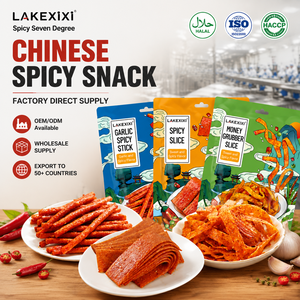 Fabricant de Snacks au Blé Épicés Chinois |   Collation de blé artisanale, moelleuse et croquante, sachet de 92g, vente en gros, OEM, marque privée - Product Image 1