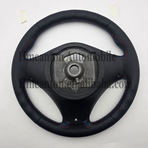 Volant de Voiture en Cuir avec Surpiqûres Bleues et Rouges pour BMW E90 E92 E93 E82 E87 M3, Vente en Gros d'Usine Chinoise - Product Image 5