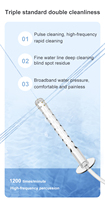 Nettoyeur électrique pour lavement avec 9 sorties d'eau et 3 modes de pulvérisation, pour le nettoyage du côlon. Douche anale. Nettoyant. Kit de nettoyage pour lavement.