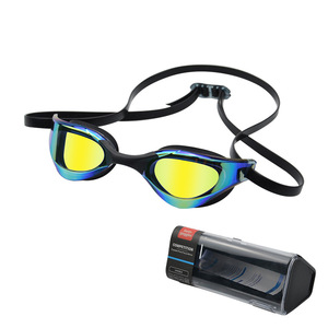 Gafas de Natación de Competición Anlorr con Lentes de PC con Revestimiento de Espejo Antivaho, Gafas de Natación Universales para Adultos - Product Image 2
