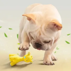 Schalllatex interaktives Maul-Zähne-Reinigungs-Haustier-Kauspielzeug Hersteller-Schneebesen-Spielzeug für Welpen und Hunde zum Training und Training