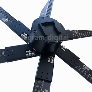 Proyector <span class=keywords><strong>holográfico</strong></span> <span class=keywords><strong>3d</strong></span> de alta resolución, 6 hojas de empalme, Wifi, holograma Led, <span class=keywords><strong>ventilador</strong></span>, 85cm, <span class=keywords><strong>precio</strong></span> de fábrica - Product Image 6