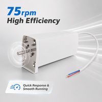 Motor Inteligente WiFi para Cortinas, Automatización del Hogar, Control Remoto por Aplicación, Compatible con Tuya Zigbee, Abrepuertas Eléctrico Silencioso de 25dB para Dormitorio
