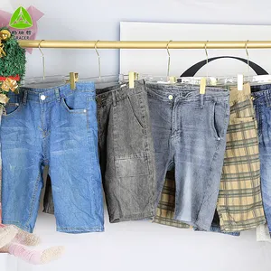 Хорошее качество, африканские чистые мужские короткие брюки, дешевая подержанная одежда из США