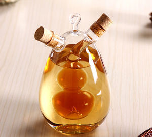 Bouteille d'huile en verre borosilicate haute qualité 0142 pour cuisine, personnalisable, hermétique, pour usage domestique - Vente en gros - Product Image 2