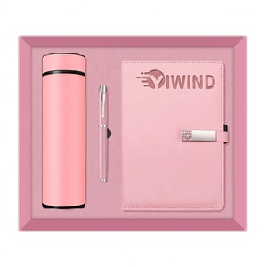 Set Regalo Aziendale di Lusso Premium Rosa con Logo Personalizzato: Taccuino, Penna, Tazza Termica, Souvenir <span class=keywords><strong>per</strong></span> Ufficio, <span class=keywords><strong>Regali</strong></span> di Laurea <span class=keywords><strong>per</strong></span> Donne e Ragazze - Product Image 2
