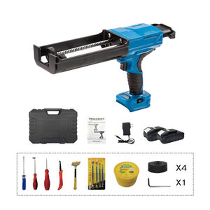 <span class=keywords><strong>Pistola</strong></span> de Pegamento Eléctrica Industrial Profesional de 6 Velocidades y 21V, Máquina Automática de Sellado Estructural de Doble Tubo, <span class=keywords><strong>Pistola</strong></span> de <span class=keywords><strong>Calor</strong></span> para Lechada de Azulejos - Product Image 4