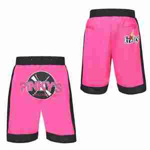 カスタムバスケットボールショーツ二層ポリエステル刺繍ステッチ高品質チームクイックドライ通気性メッシュスポーツユニフォーム - Product Image 2